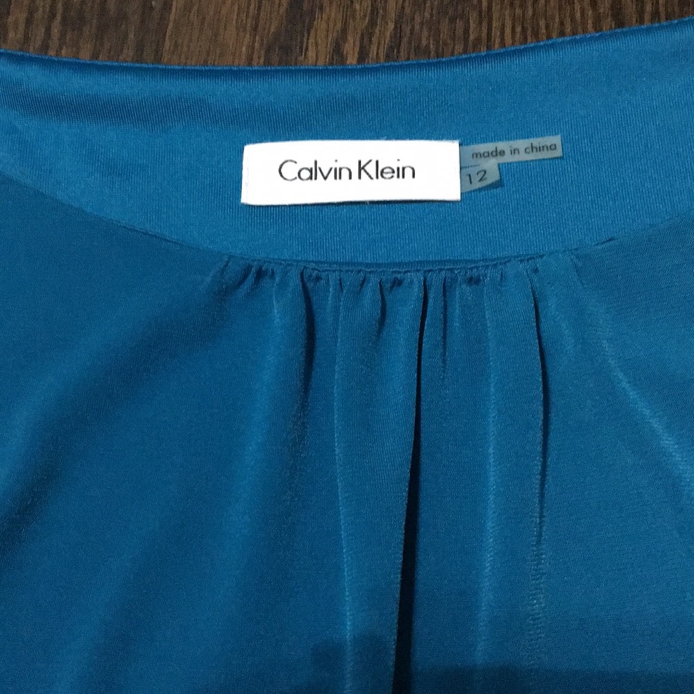 Calvin Klein Blue Midi Dress - Picture 2 of 5